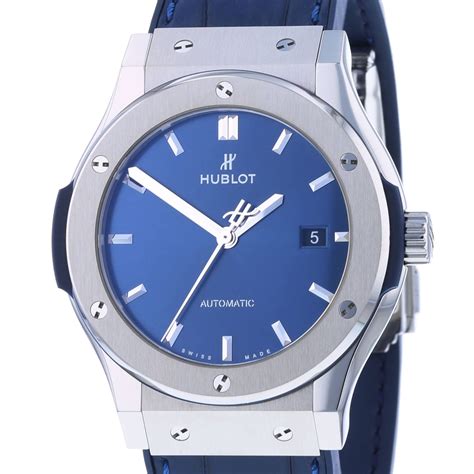 2e hands hublot classic fusion 42mm|hublot classic fusion titanium price.